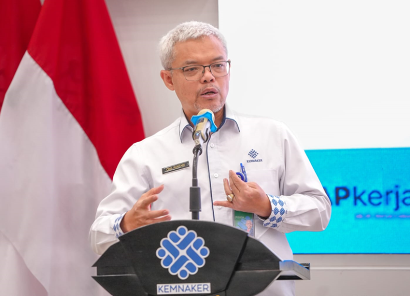 Photo: Sekretaris Jenderal Kemnaker, Cris Kuntadi.