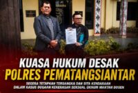Photo: Tim Kuasa Hukum, Dr. Longser Sihombing, SH, MH bersama Heri Oktapian Sihombing.