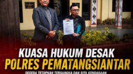 Photo: Tim Kuasa Hukum, Dr. Longser Sihombing, SH, MH bersama Heri Oktapian Sihombing.