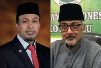 Photo: Anggota DPD RI, Rafiq Al Amri (Kiri) dan Ketua MUI Kota Palu, Prof, Zainal Abidin