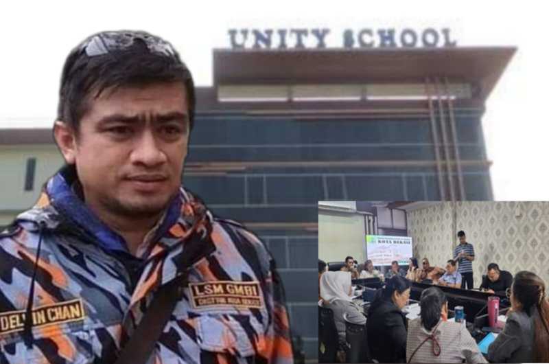 Photo: Wakil Ketua LSM GMBI Kota Bekasi, Delvin Chaniago