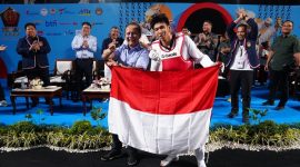Photo: Taekwondoin Kyorugi, Muhammad Raihan Fadila
