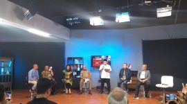 Peluncuran Buku Berjudul, “Memberantas Korupsi Sembari Korupsi” di Lantai 5 Gedung Tempo Media, Kebayoran Lama, Jakarta Selatan, Senin (10/8/2026) siang. 