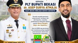 Photo: Plt. Bupati Bekasi Dr. Asep Surya Atmaja & Anggota DPRD Kabupaten Bekasi, Helmi, SE