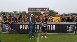 Photo: Final Piala Soeratin U-13 dan U-15 Tahun 2026 di Stadion Garudayaksa Academy, Desa Kertarahayu, Kecamatan Setu, Selasa 11 Juli 2026.