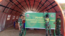 Posko Darurat Di Lokasi Gempa