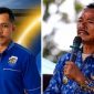 Photo: Sekretaris KNPI Kabupaten Simalungun, Edis Galingging dan Camat Hutabayu Raja, Ferry Risdonni Sinaga.