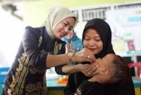 Photo: Plt. Ketua TP PKK Kabupaten Bekasi sekaligus Ketua Tim Pembina Posyandu Kabupaten Bekasi, Nia Yuniawati Asep