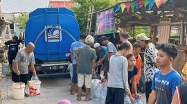 Photo: Bantuan Air Bersih Dari Perumda Tirta Bhagasasi
