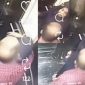 Photo: Potongan video CCTV yang viral diduga oknum Kepala Desa dengan seorang Politisi dalam lift salah satu Apartemen di Kota Bekasi 