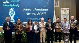 Photo: Perayaan HUT ke-11 Media Sudut Pandang di Hotel Luminor Pecenongan, Jakarta Pusat, Kamis 3 September 2026. 