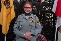 Photo: Ketua Keluarga Besar Putra-Putri Polri (KBPP Polri) Kota Pematangsiantar, Almarhum Hotnida Simanjuntak (65).