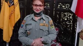 Photo: Ketua Keluarga Besar Putra-Putri Polri (KBPP Polri) Kota Pematangsiantar, Almarhum Hotnida Simanjuntak (65).