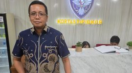 Photo: Koordinator KOSMAK, Ronald Loblobly di Gedung Bareskrim Polri, Jumat 11 September 2026.