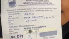Photo: Kertas Suara Sudah Tercoblos