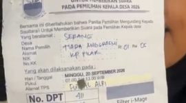 Photo: Kertas Suara Sudah Tercoblos