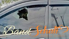 Photo: Mobil Sehati Band Jadi Korban Pecah Kaca