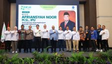 Photo: Wamenaker Afriansyah Noor Saat Menghadiri Rapat Kerja Nasional (Rakernas) AP2LN di Jakarta, Kamis 1 Oktober 2026.