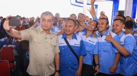 Photo: Menteri Ketenagakerjaan, Yassierli Saat Membuka TMT Batch 2.